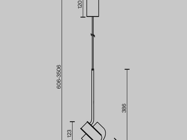 Подвесной светильник Maytoni MOD459PL-L7BSK фото:1