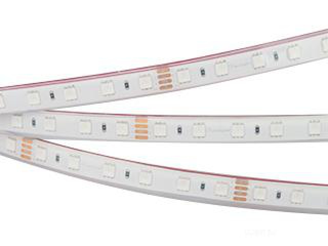 Лента герметичная RTW-PFS-B60-13mm 24V RGB (14.4 W/m, IP68, 5060, 5m) (Arlight, 14.4 Вт/м, IP68) фото:5