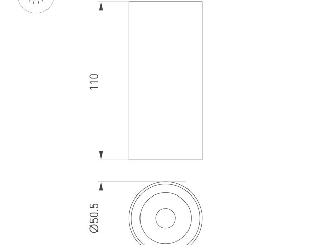Светильник SP-GABI-SURFACE-R50-9W Warm3000 (WH, 60 deg, 230V) (Arlight, IP40 Металл, 5 лет) фото:2