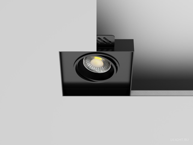Светильник HOKASU DOTs-S Spin Edgeless noPS (1/RAL9005/24deg — 5K/10W/CRI90) фото:2