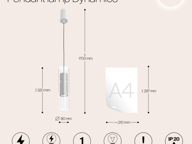 Подвесной светильник Maytoni MOD326PL-01W фото:8