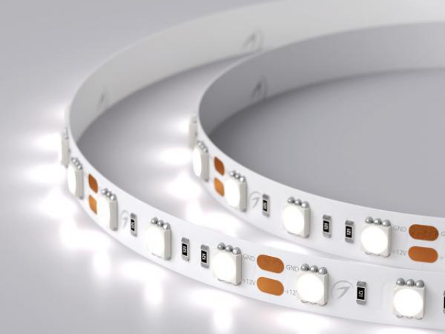 Лента RT 2-5000 12V White6000 2x (5060, 300 LED, LUX) (Arlight, 14.4 Вт/м, IP20) фото:3