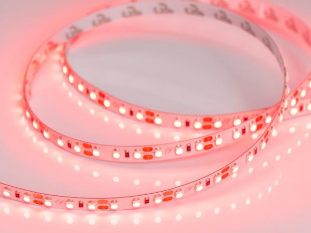 Лента RT 2-5000 12V Red 2x (3528, 600 LED, LUX) (Arlight, 9.6 Вт/м, IP20) фото:1