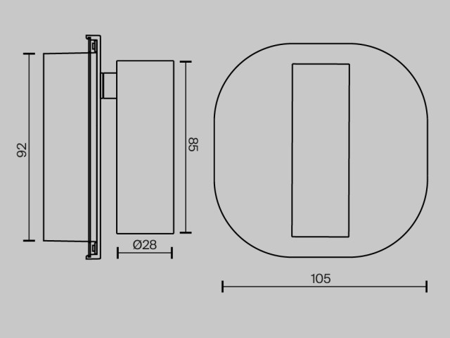 Настенный светильник (бра) Maytoni C175WL-9W-2.7-4K-MG фото:1