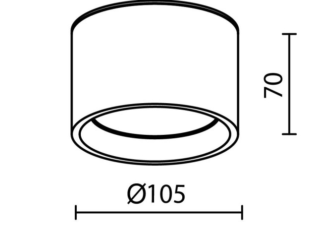 Потолочный светильник Technical C090CL-10W3K-B фото:6