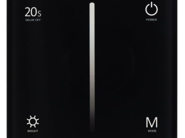 Панель SMART-P36-DIM-IN Black (230V, 1.2A, TRIAC, Sens, 2.4G) (Arlight, IP20 Пластик, 5 лет) фото:5