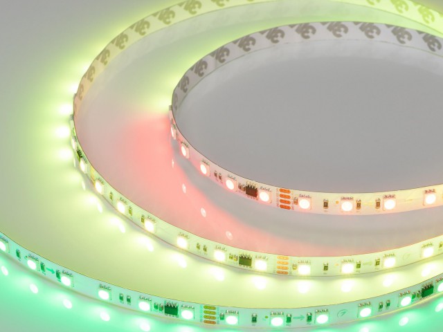 Лента SPI-B60-10mm 24V RGB-PX6-RAM (15 W/m, IP20, 5060, 5m) (Arlight, бегущий огонь) фото:14