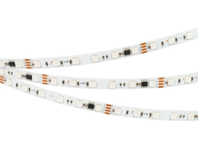 Лента SPI-B60-10mm 24V RGB-PX6-RAM (15 W/m, IP20, 5060, 5m) (Arlight, бегущий огонь) фото:15