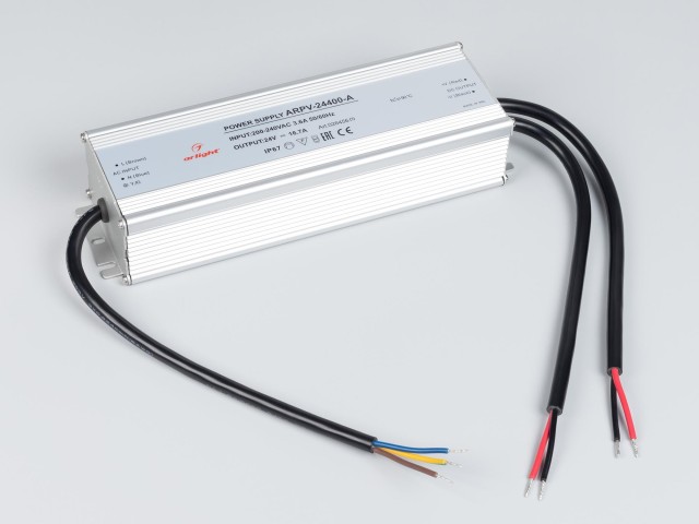 Блок питания ARPV-24400-A (24V, 16.7A, 400W) (Arlight, IP67 Металл, 3 года) фото:3