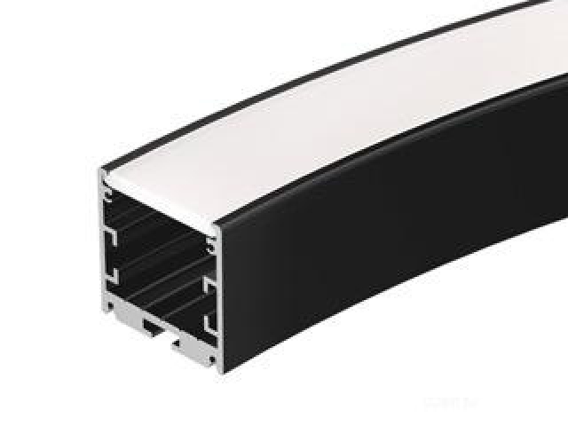 Профиль SL-ARC-3535-D800-A45 BLACK (320мм, дуга 1 из 8) (Arlight, Алюминий) фото:1