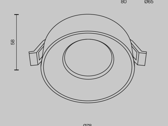 Встраиваемый светильник Technical DL046-01W фото:1