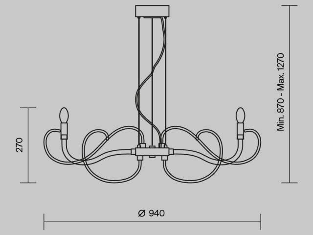 Подвесной светильник Maytoni MOD051PL-07TR фото:1
