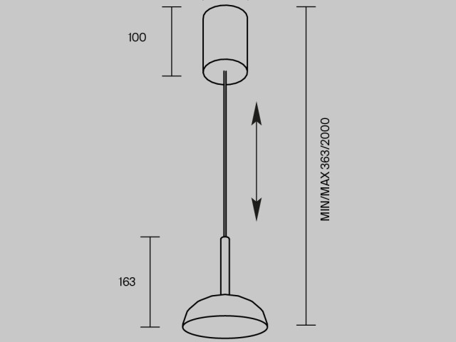 Подвесной светильник Maytoni MOD451PL-L8B3K фото:1