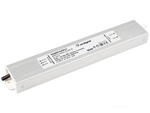 Блок питания ARPV-24060-SLIM-B (24V, 2.5A, 60W) (Arlight, IP67 Металл, 3 года) фото:4