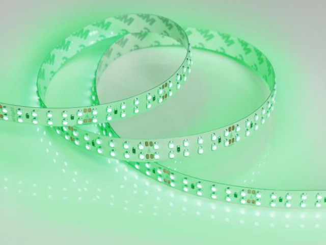 Лента RT 2-5000 24V Green 2x2 (3528, 1200 LED, LUX) (Arlight, 19.2 Вт/м, IP20) фото:12