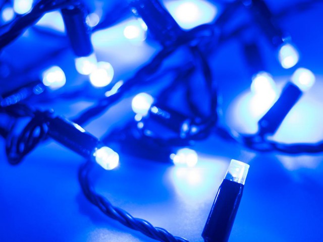 Светодиодная гирлянда ARD-STRING-CLASSIC-10000-BLACK-100LED-STD BLUE (230V, 7W) (Ardecoled, IP65) фото:6