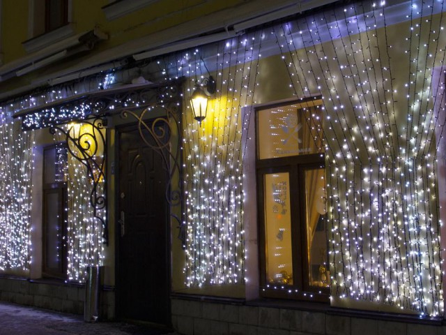 Светодиодная гирлянда ARD-CURTAIN-PRO-2000x3000-BLACK-760LED-STD WHITE (230V, 70W) (Ardecoled, IP65) фото:5