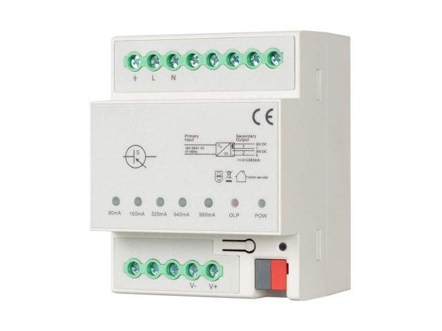 INTELLIGENT ARLIGHT Блок питания шины KNX-301-72-AUX-DIN (230V, 960mA) (IARL, IP20 Пластик, 2 года) фото:3