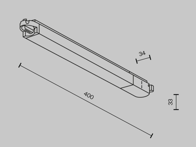 Трековый светильник Technical TR000-1-12W4K-B фото:2