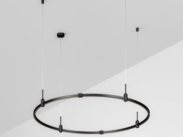 Основание ART-APRIORI-ROUND-HANG-R1200 (BK) (Arlight, IP20 Металл, 3 года) фото:3