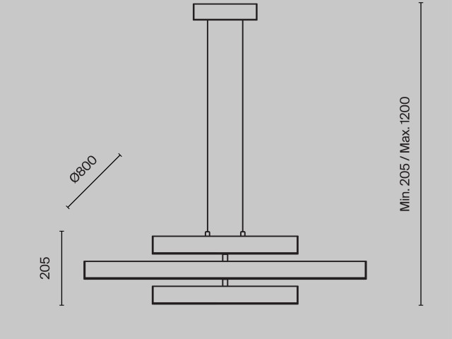 Подвесной светильник Maytoni MOD163PL-L38W4K фото:13