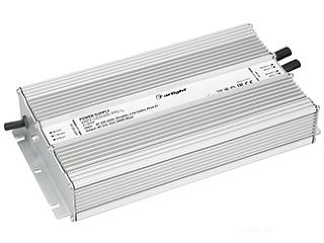 Блок питания ARPV-LG24600-PFC-L (24V, 25.0A, 600W) (Arlight, IP67 Металл, 5 лет) фото:2