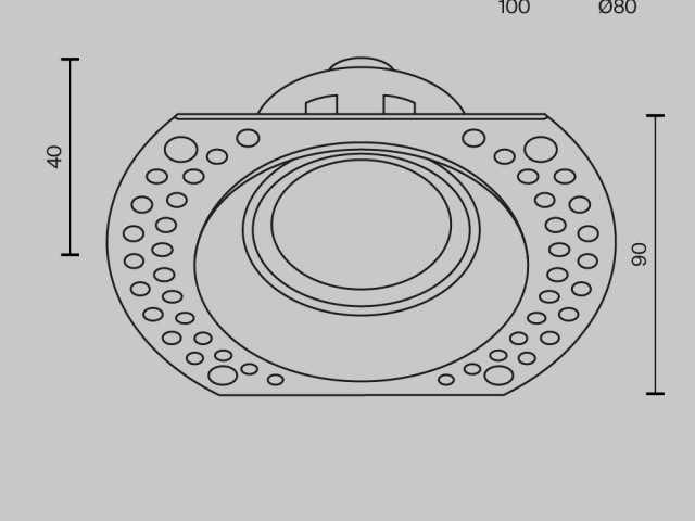 Встраиваемый светильник Technical DL042-01-RD-W фото:10