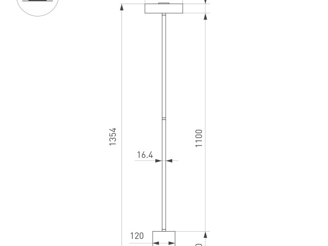 Светильник SP-SAMSARA-FLOOR-16W Warm3000 (BK, 110 deg, 230V) (Arlight, IP20 Металл, 3 года) фото:7