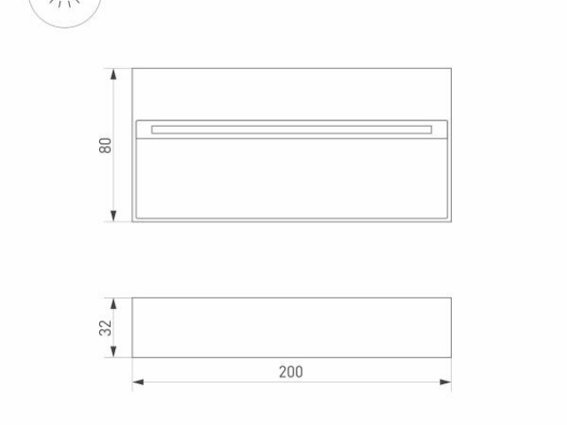 Светильник LGD-TRACE-S200x80-8W Warm3000 (GR, 65 deg, 230V) (Arlight, IP65 Металл, 3 года) фото:7