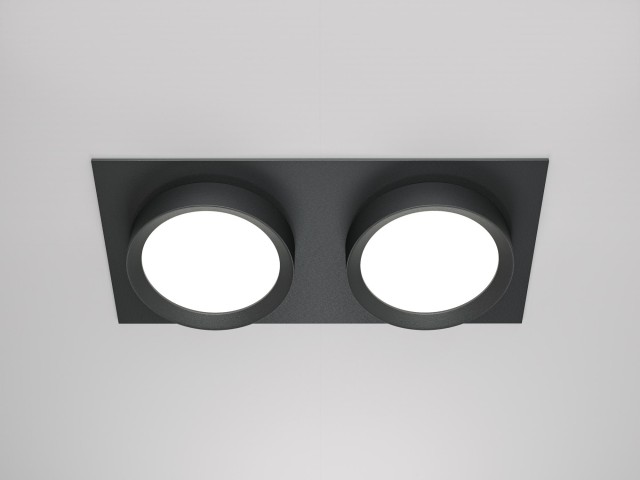 Встраиваемый светильник Technical DL086-02-GX53-SQ-B фото:5