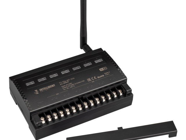INTELLIGENT ARLIGHT Релейный модуль TY-706-WF-DIN (230V, 2х16A + 4х10А) (IARL, IP20 Пластик, 3 года) фото:9
