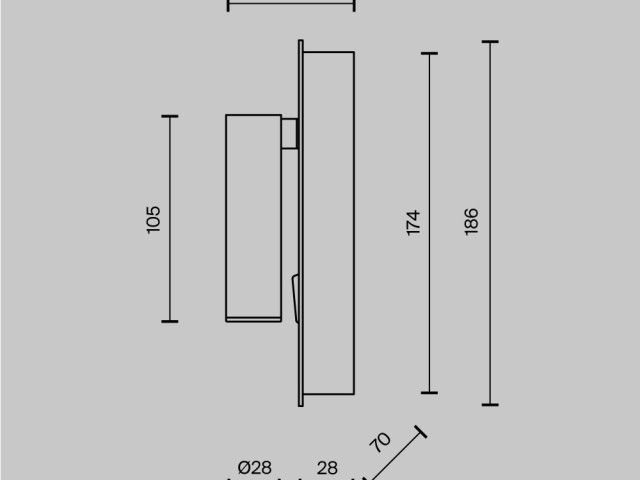 Настенный светильник (бра) Technical C041WL-L3B3K фото:30