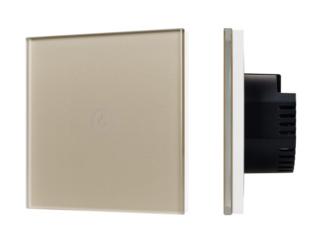 Выключатель сенсорный SWT-OMALI-S01-ZB-GD (250V, 10A, Zigbee) (Arlight, Стекло) фото:3