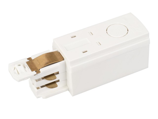 Коннектор питания LGD-4TR-CON-POWER-R-WH (D) (Arlight, IP20 Пластик, 3 года) фото:1