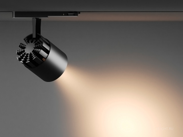 Трековый светильник HOKASU HS80 TR4 (RAL9005/60deg — 5K/10-30W/CRI90) фото:5