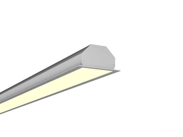 Линейный светильник LINE4932П (Anod/2500mm/LT70 — 3K/82W) фото:1