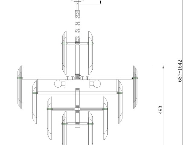 Подвесной светильник Maytoni DIA200PL-06G фото:14
