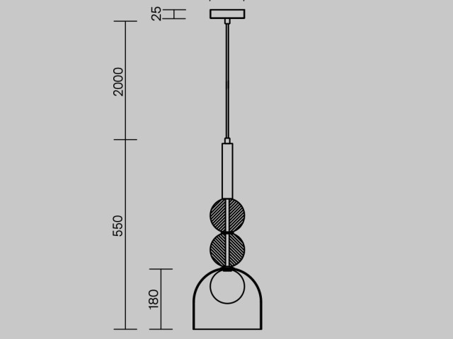 Подвесной светильник Freya FR5482PL-01BS фото:8