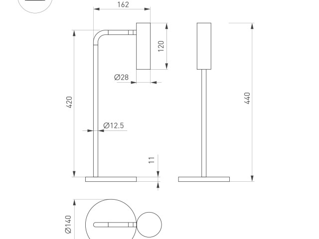 Светильник SP-VERDI-TAB-3W Warm3000 (BK, 20 deg, 230V) (Arlight, IP20 Металл, 3 года) фото:6