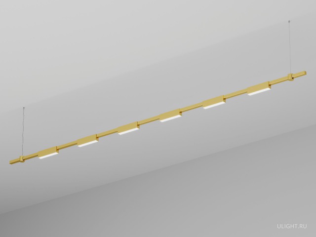 Подвесной светильник HOKASU PL11 (GOLD/3000mm – 200mm/LT70/3K/36W/120deg) фото:2
