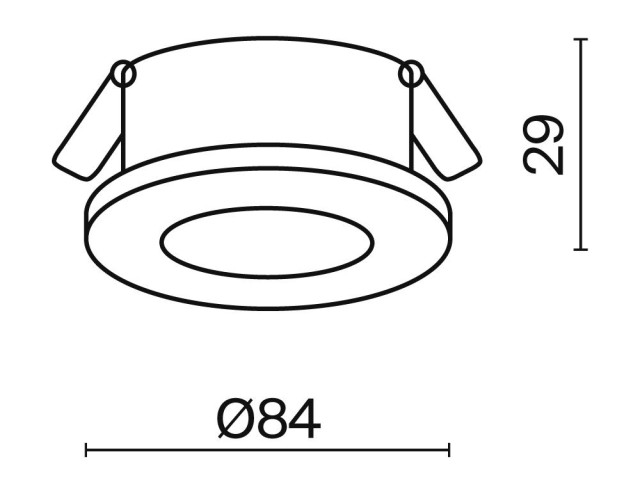 Встраиваемый светильник Technical DL083-01-GU10-RD-B фото:6