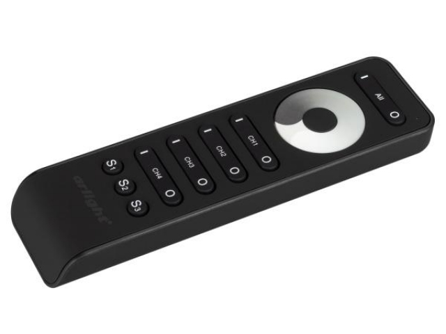 Пульт SMART-R33-DIM Black (4 канала, 2.4G) (Arlight, IP20 Пластик, 5 лет) фото:10