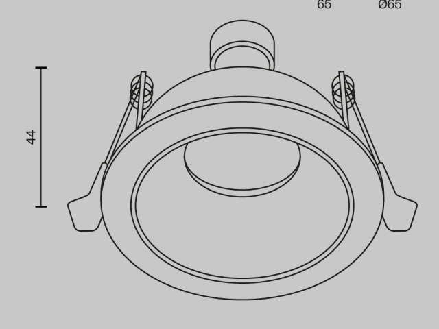 Встраиваемый светильник Technical DL126-GU10-WMG фото:1