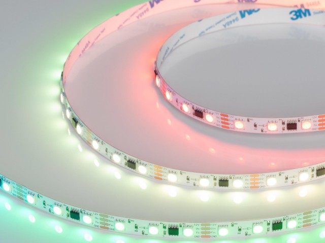 Лента SPI-B60-10mm 12V RGB-PX3-BPT (12 W/m, IP20, 5060, 5m) (Arlight, бегущий огонь) фото:3