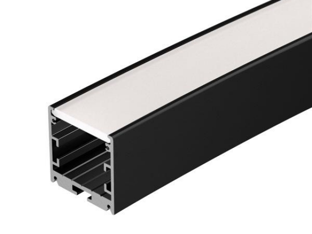 Профиль SL-ARC-3535-D3000-A45 BLACK (1180мм, дуга 1 из 8) (Arlight, Алюминий) фото:1