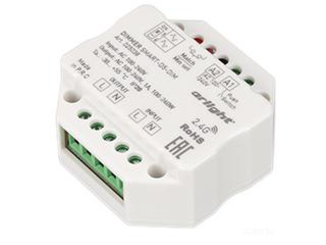 Диммер SMART-D5-DIM-IN (230V, 1A, TRIAC, 2.4G) (Arlight, IP20 Пластик, 5 лет) фото:8