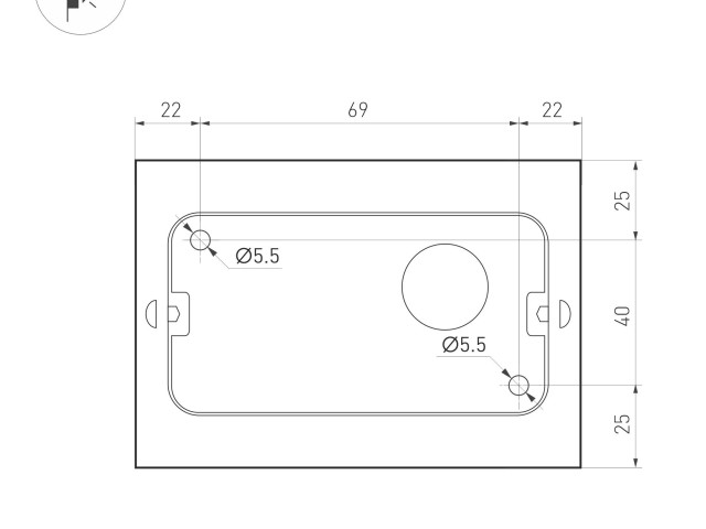 Светильник SP-WALL-FLAT-S110x90-2x3W Day4000 (GR, 120 deg, 230V) (Arlight, IP54 Металл, 3 года) фото:9