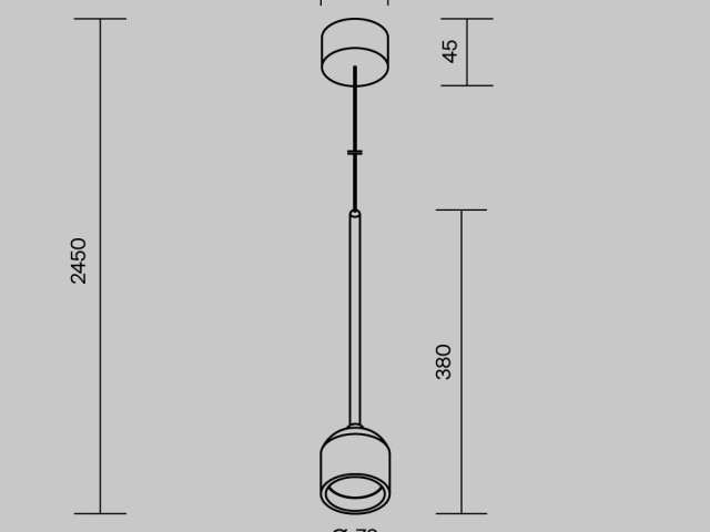 Уличный подвесной светильник Outdoor O491PL-L6W3K фото:4