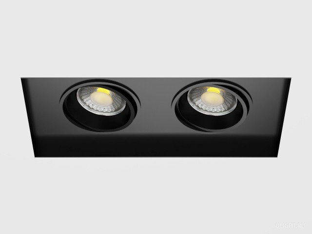 Светильник HOKASU DOTs-S Spin Edgeless noPS (2/RAL9005/38deg — 2.7K/10W) фото:1