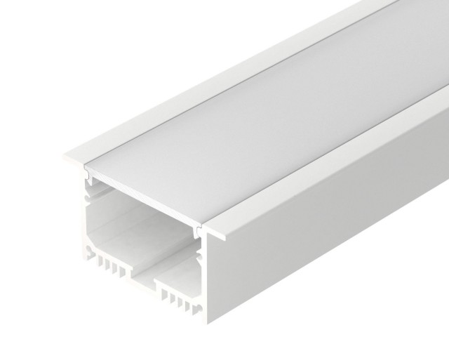 Профиль с экраном SL-LINIA62-F-2500 WHITE+OPAL (Arlight, Алюминий) фото:9